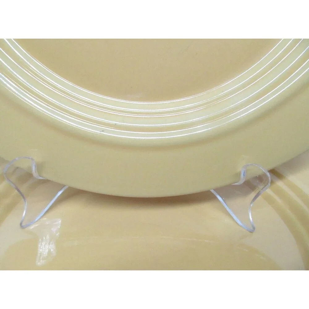 Crate & Barrel BoscoWare 4 Yellow Behive Embossed Rings 11
